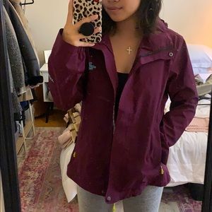 The North Face rain jacket